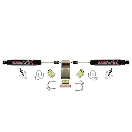 Skyjacker Suspension JEEP WRANGLER JL DUAL STEERING STABILIZER BLACK 8208